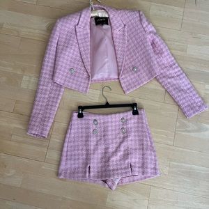 Zara Pink tweed set